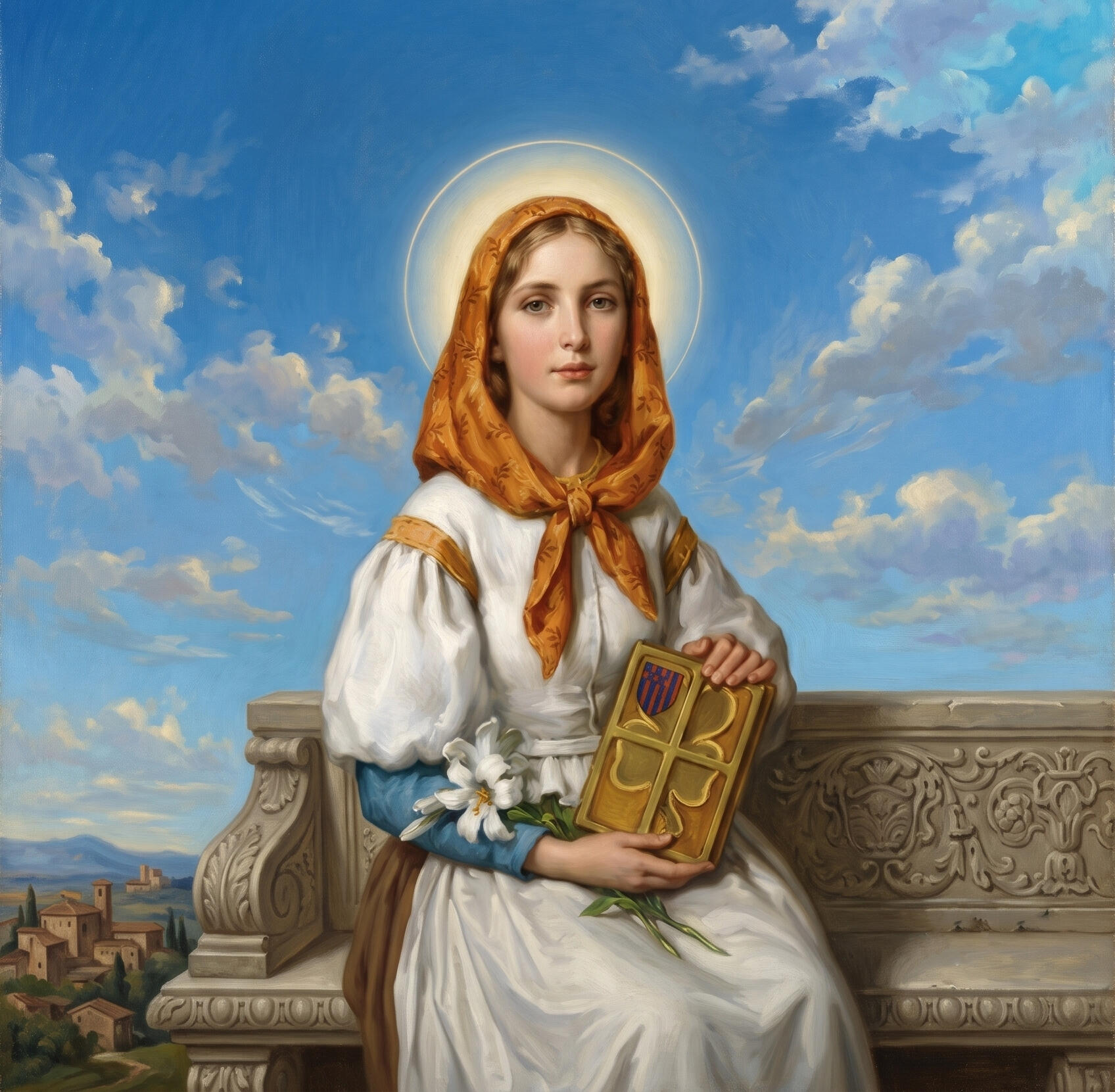 Portrait of Saint Dymphna